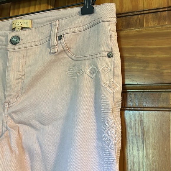 Sanctuary Denim Embroidered Mid Rise Jeans - Picture 3 of 8